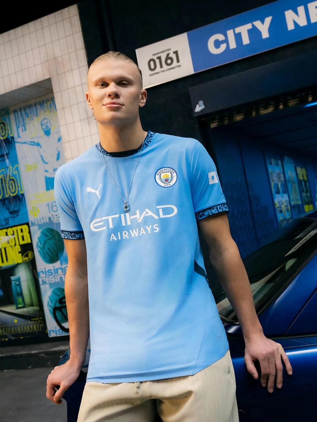 Puma Mens Manchester City Home 24/25 Stadium Jersey